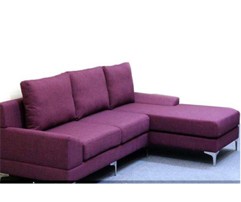 Sofa nỉ 250 cm màu tím 