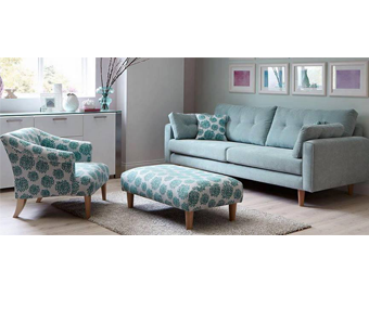 Bộ Sofa nỉ 2m2 màu xanh  