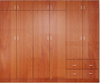 TỦ ÂM TƯỜNG GỖ MDF MẦU LÁT RỘNG 240CM